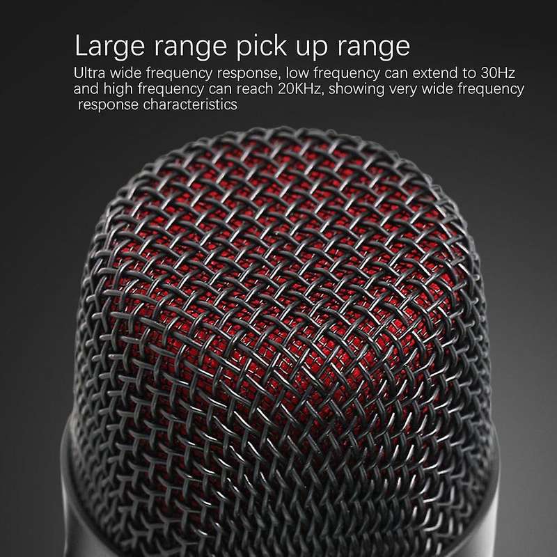 Condenser Usb Microphone for Studio Recording Live Streaming Video