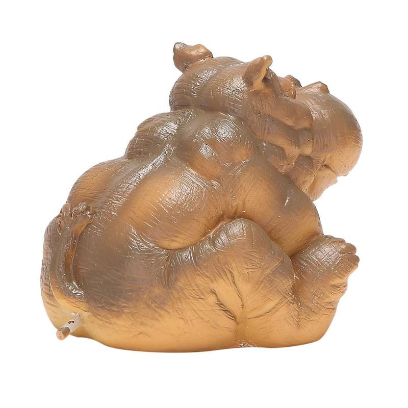Hippo Piped Spitter Statue Water Feature Fountain Pond Garden Decor