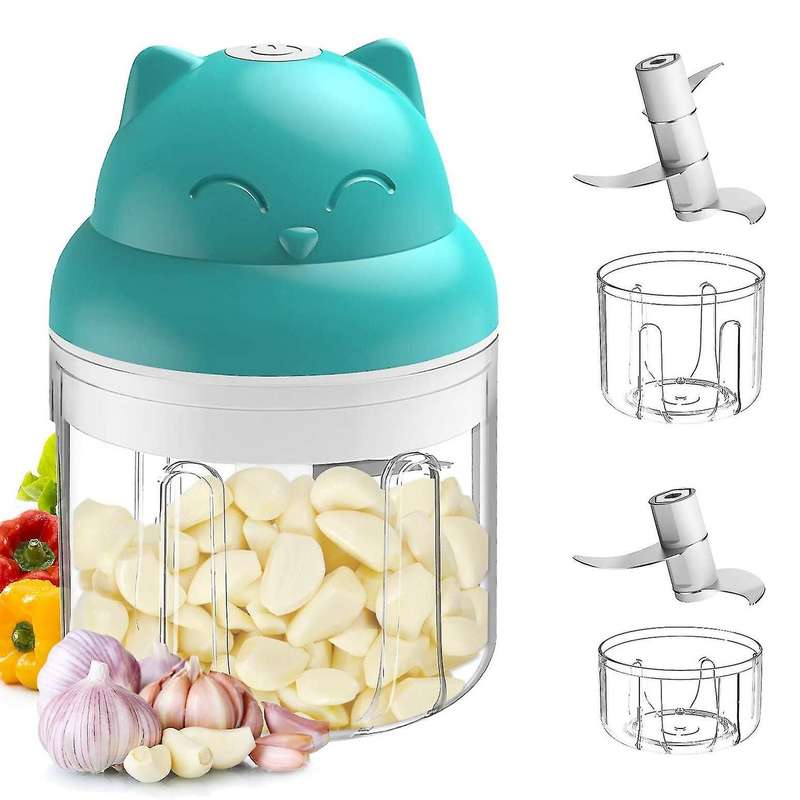 Electric Mini Garlic Chopper Mini Blender Vegetable Garlic Chopper
