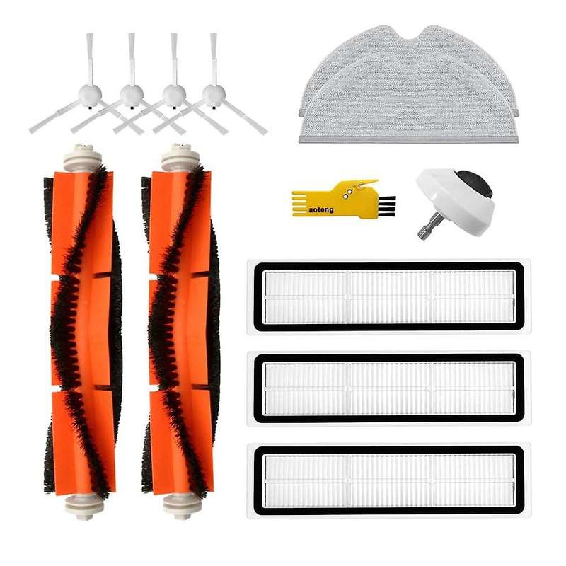 Main Side Brush Filter and Mop Cloth Parts Replacement for Dreame