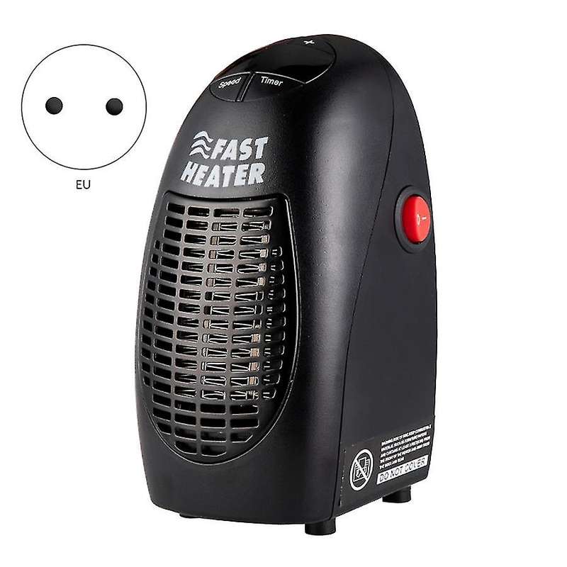 400w Fan Heater Wall Mounted Electric Heater Stove Radiator Eu Plug