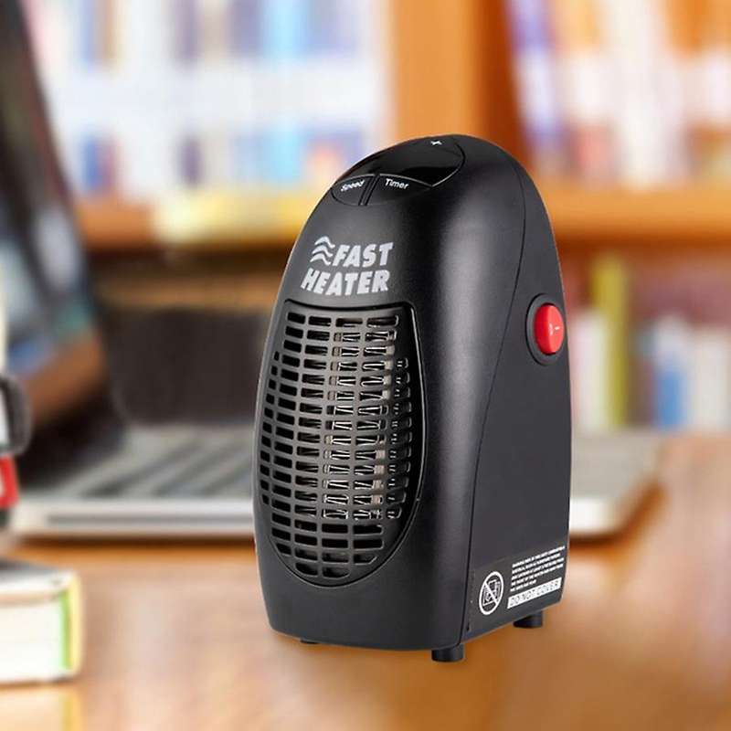 400w Fan Heater Wall Mounted Electric Heater Stove Radiator Eu Plug