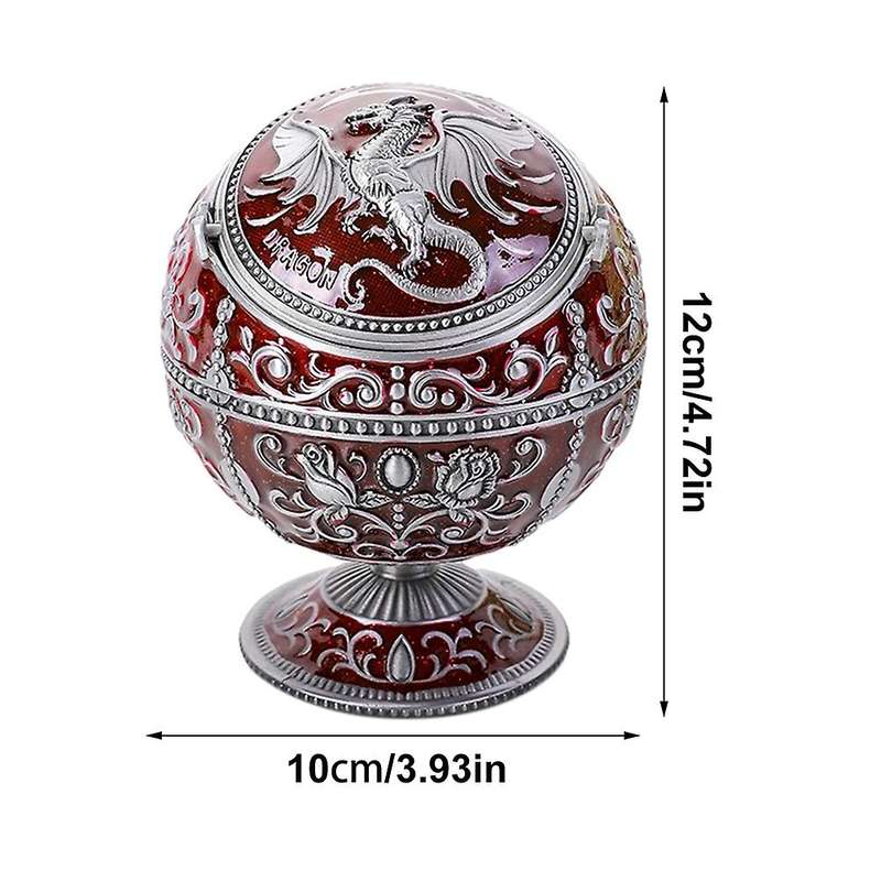 Windproof Ashtray with Lids Ashtray for Office Tabletop Decor,2