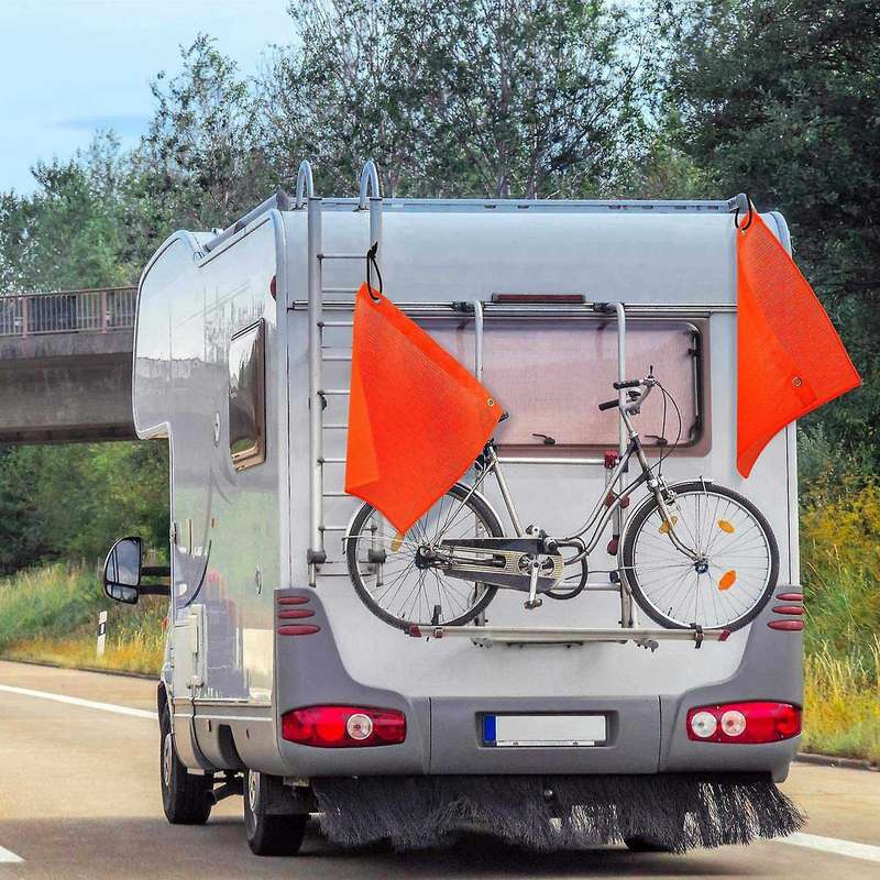 Bungee Safety Flag Good Visibility Weatherproof Flag with Grommets