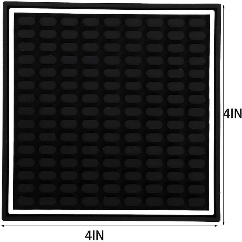 12 Pack Drink Coasters, 4x4 Inch Square Absorbent Coasters