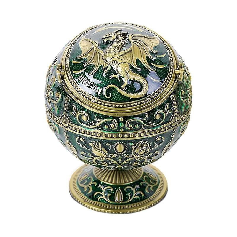 Windproof Ashtray with Lids Ashtray for Office Tabletop Decor,1