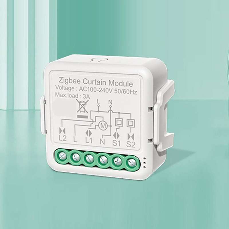 Tuya Smart Zigbee 3.0 Curtain Switch Module for Roller Shutter Blind