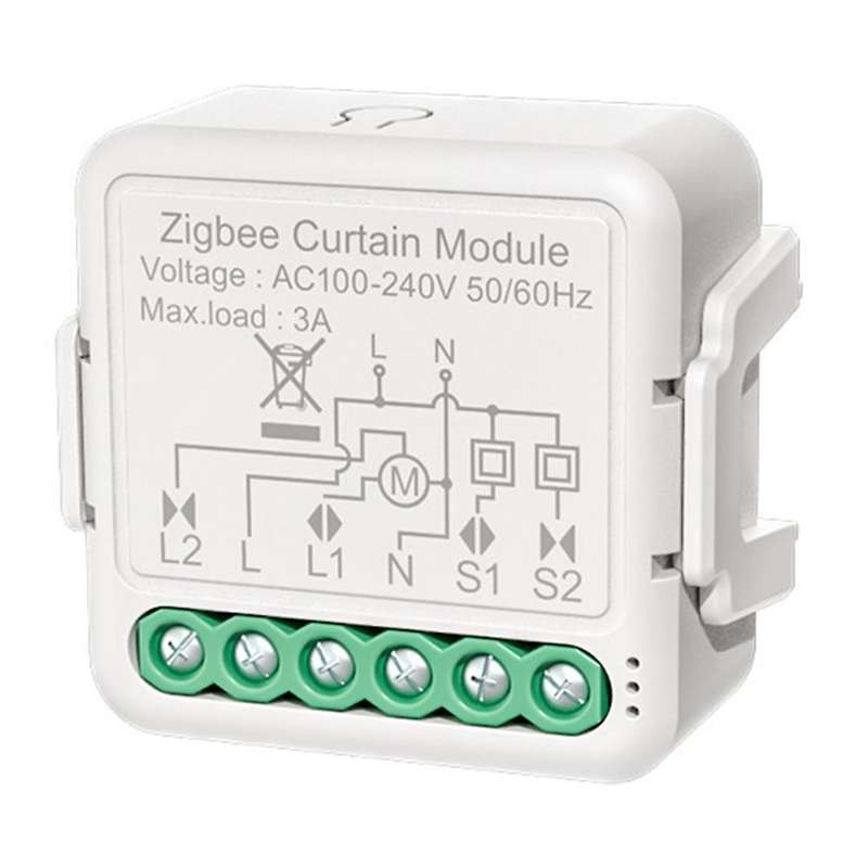 Tuya Smart Zigbee 3.0 Curtain Switch Module for Roller Shutter Blind