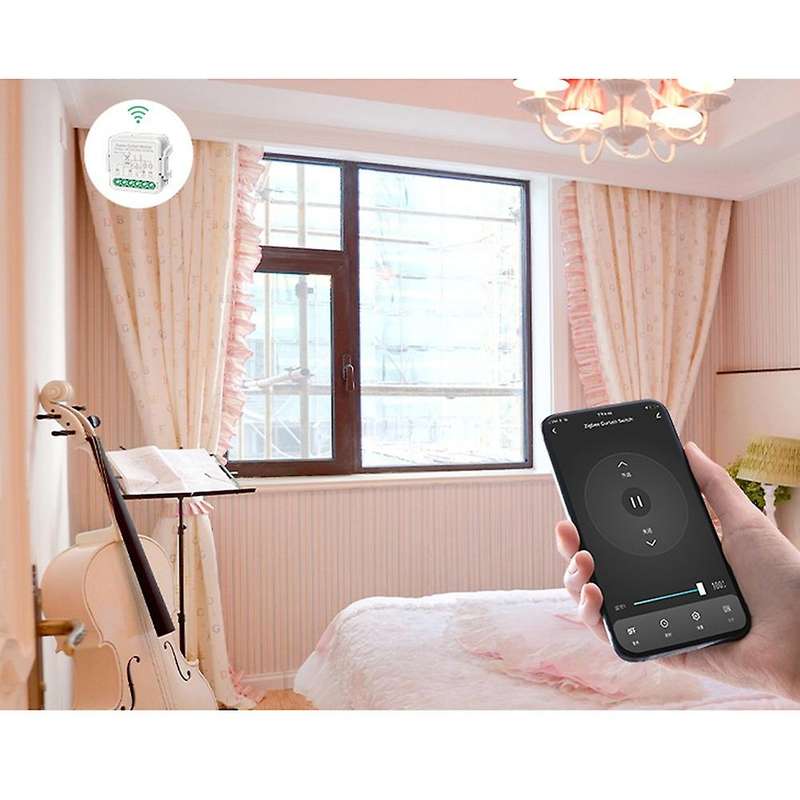 Tuya Smart Zigbee 3.0 Curtain Switch Module for Roller Shutter Blind