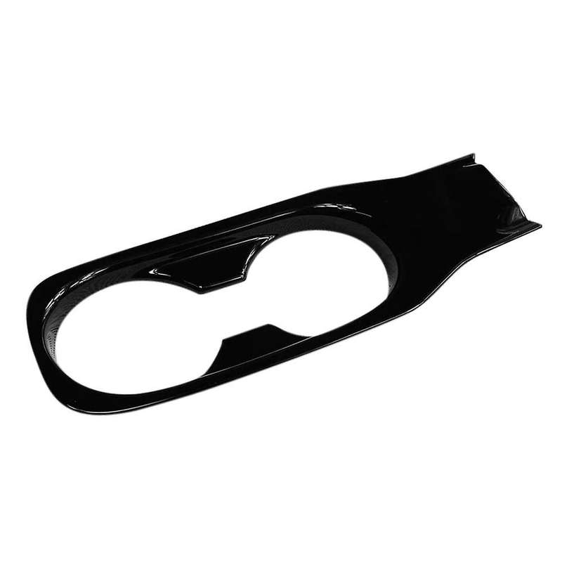 Glossy Black Cup Holder Cover for Toyota Corolla Cross 2021 2022 Rhd