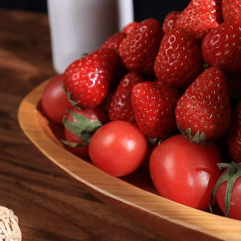 Root Wood Dish,heart Shaped Wooden Serving Tray,for Fruit Bread Salad