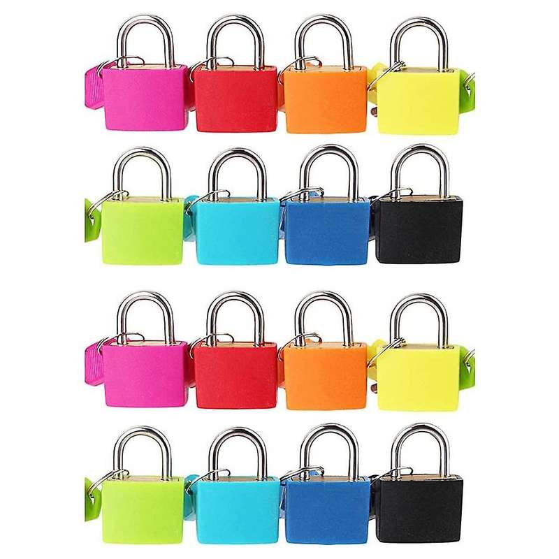 16 Pcs Suitcase Lock with Keys, Filing Cabinets for Laptop Bag