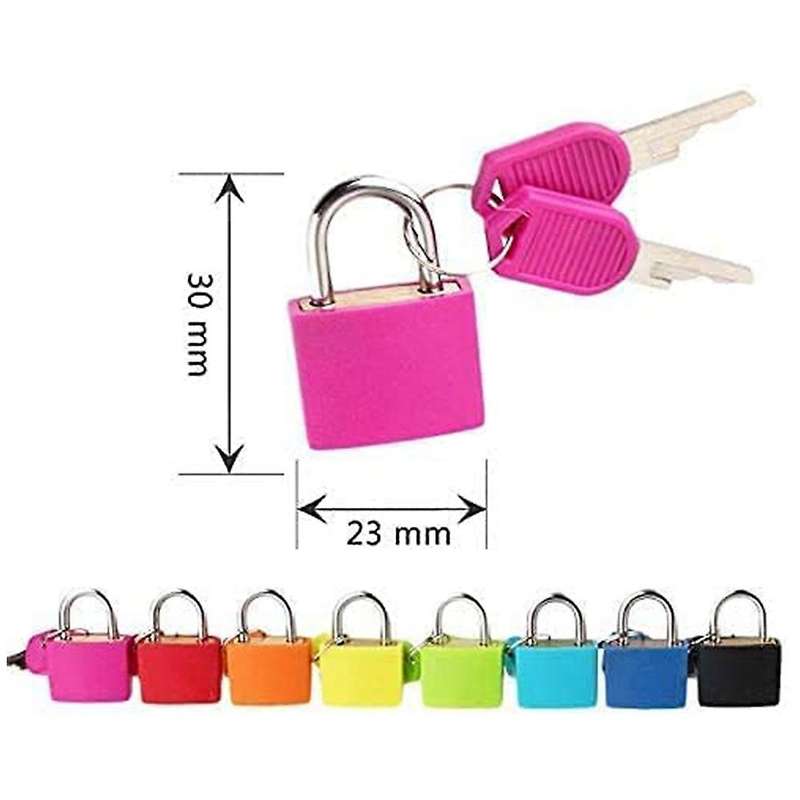 16 Pcs Suitcase Lock with Keys, Filing Cabinets for Laptop Bag