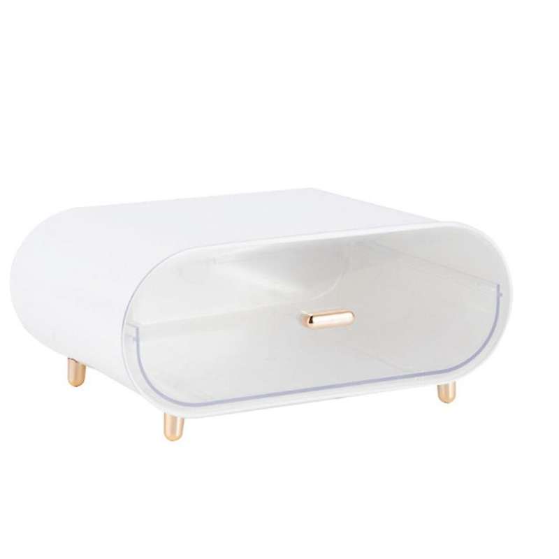 Multifunctional Drawer Type Facial Mask Storage Box Dust-proof(white)