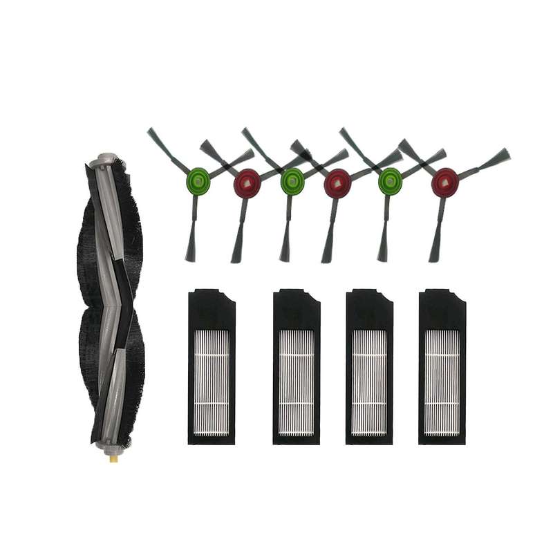 Hepa Filter Main Side Brush Set for Ecovacs T10/t10 Turbo