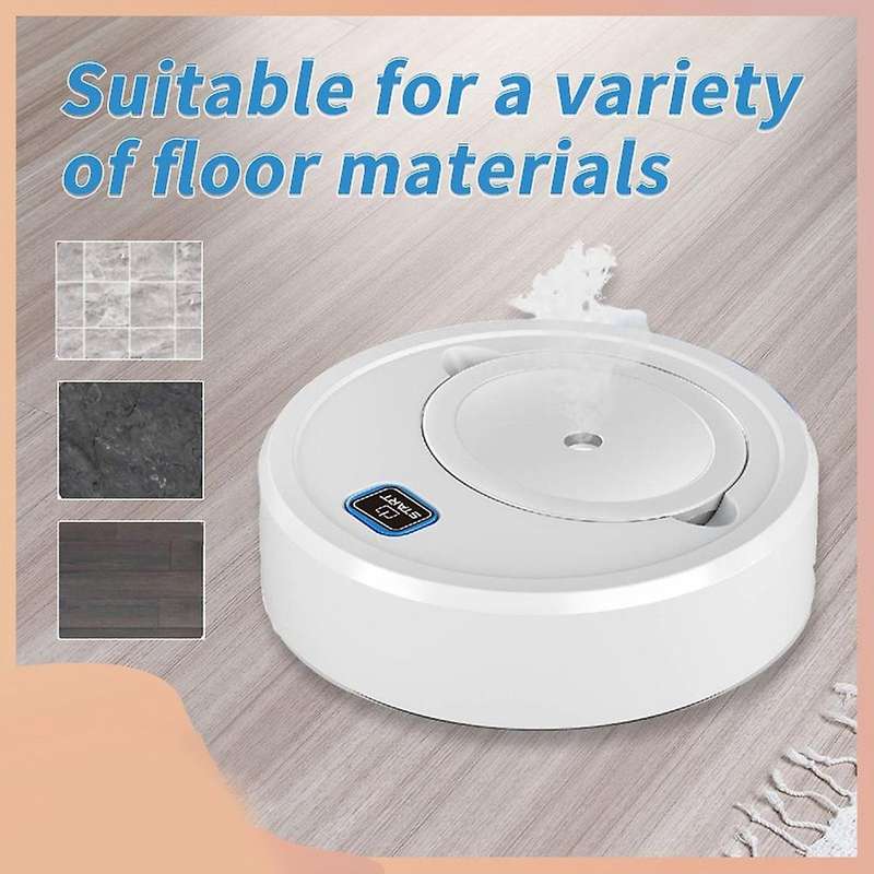 Automatic Sweeping Robot and Air Humidifier In One,black