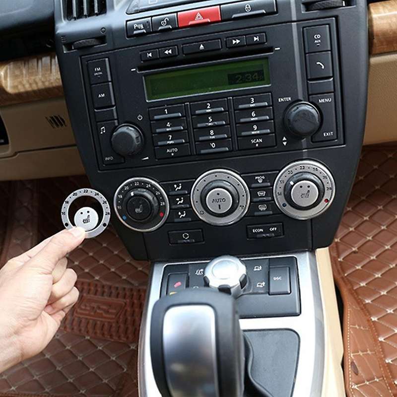 Center Console Knob Stickers for Land Rover Freelander 2 2007-2015