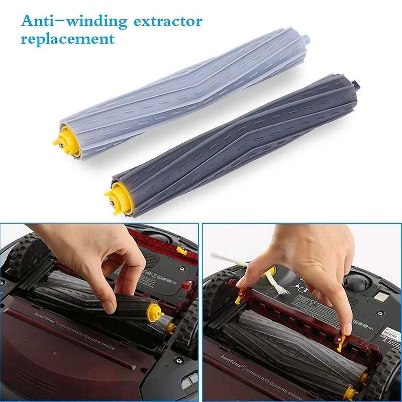 4set/8pcs Tangle-free Debris Extractor Brush for Irobot Roomba