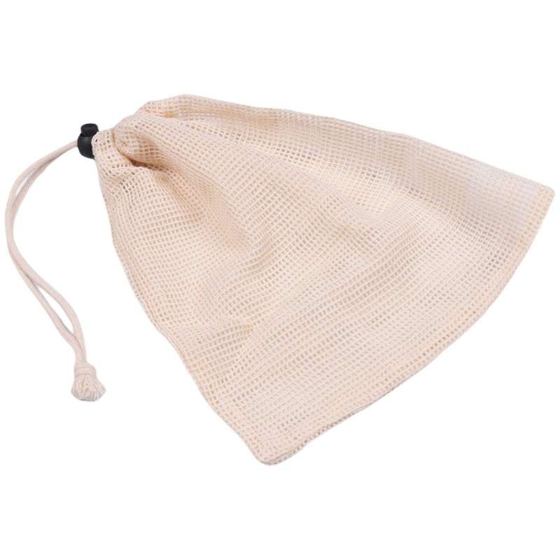 12-set Reusable Produce Bags Organic Cotton Shopping Net Bags