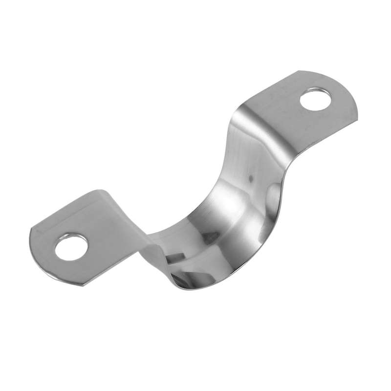 100 Pieces Of 25 Mm Stainless Steel U-shaped Pipe Clamp with Fastener