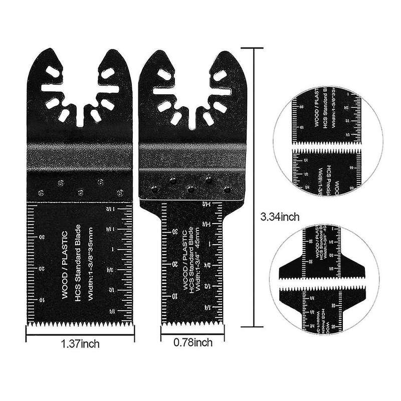 21 Pack Multi Tool for Wood Plastics Metal Quick Release Tool Blades