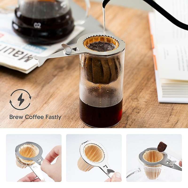 Stainless Steel Reusable Coffee Filters Dripper Coffee Baskets