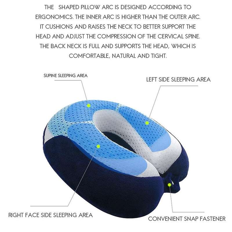 Neck Pillow Children's Memory Foam Neck Pillow U-shaped Pillow