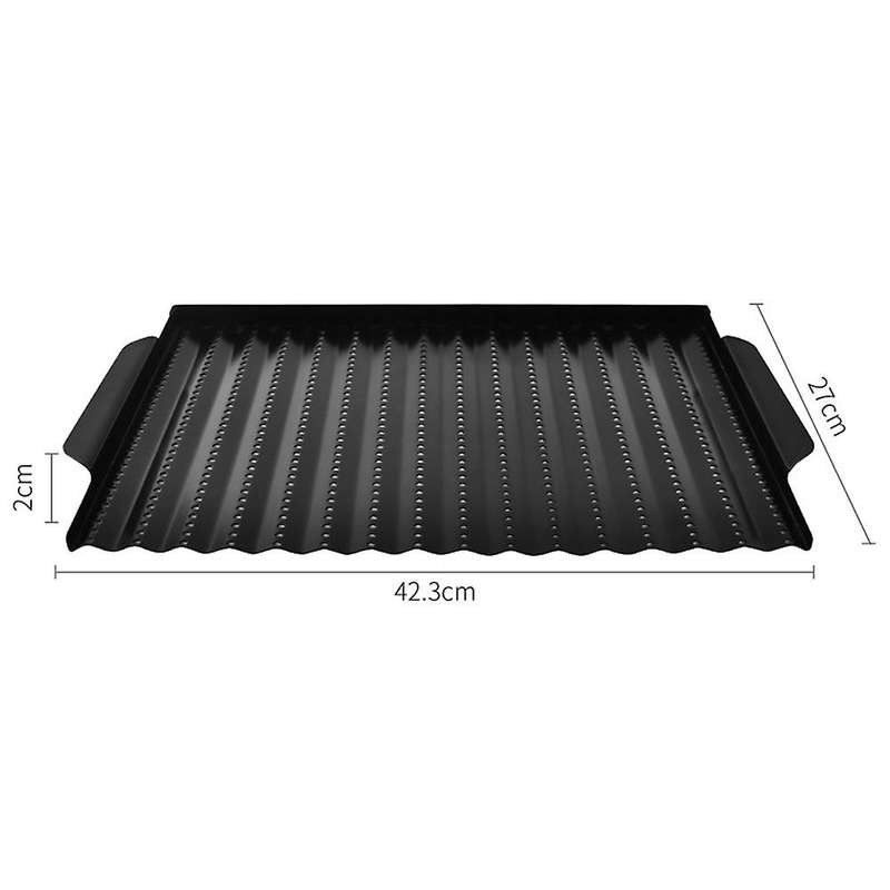 Barbecue Non-stick Frying Pan Grill Pan Outdoor Charcoal Barbecue Pan
