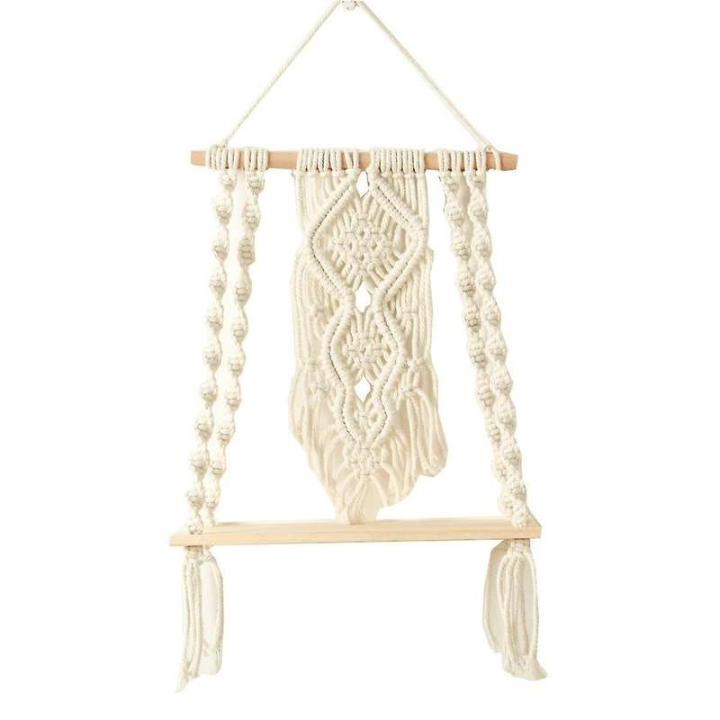 Tapestry Cotton Rope Wall Hanging Shelf Children's Room Decoration