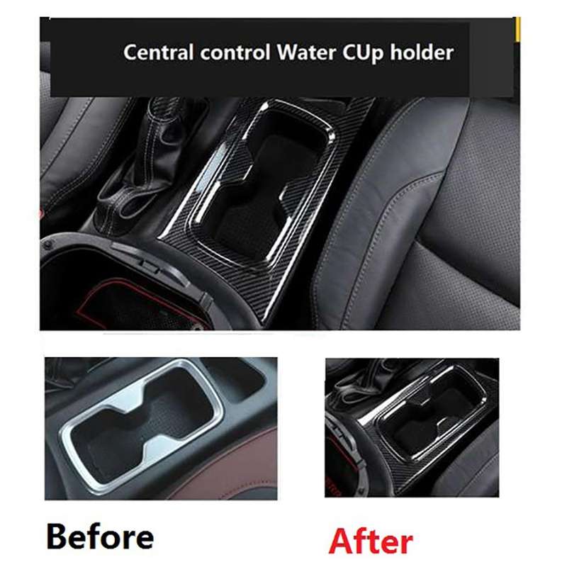 For Nissan Navara Np300 Carbon Fibre Car Center Console Panel Trim
