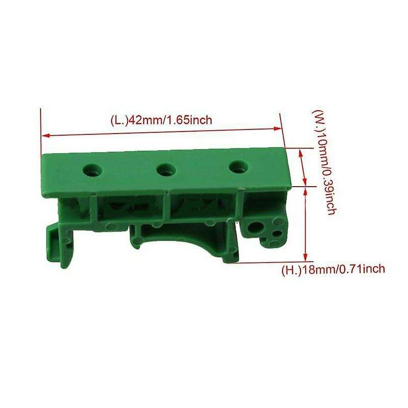 50pcs Drg-01 Pcb for Din 35 Rail Mount Mounting Support Adapter