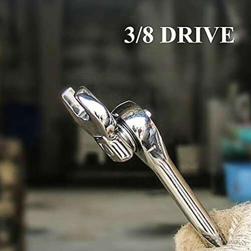 8 Pcs 3/8 Inch Head Movable Opening 3/8-7/8 Imperial Quick Ratchet