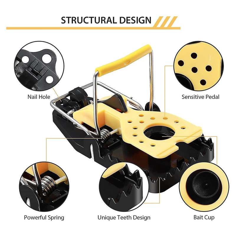 Cat Mouse Trap, 12 Pack Mice Killer with Cheese-like Shape for Indoor