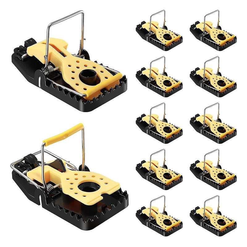 Cat Mouse Trap, 12 Pack Mice Killer with Cheese-like Shape for Indoor