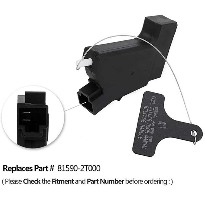 For Kia Optima Hyundai Sonata Hybrid Fuel Gas Door Release Actuator