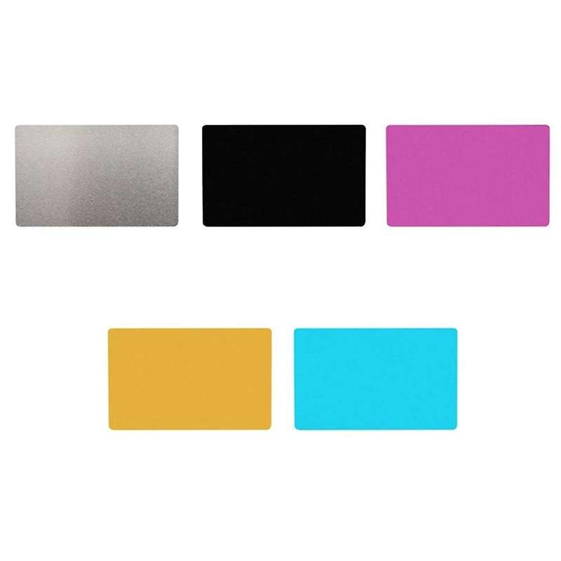 100pcs 0.2mm Ultra-thin Aluminum Business Card Dog Id Tag Name Tags