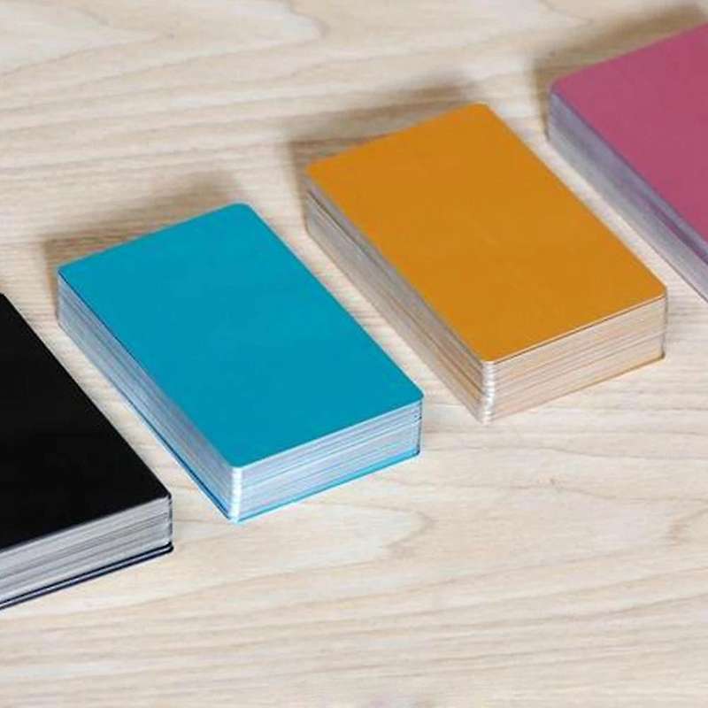 100pcs 0.2mm Ultra-thin Aluminum Business Card Dog Id Tag Name Tags