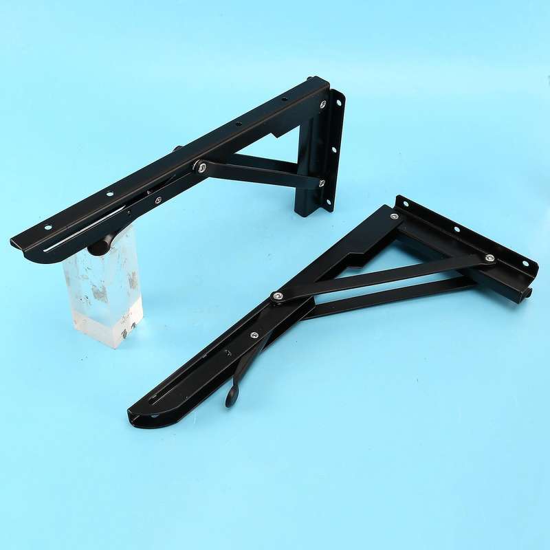 2pcs 12inch Folding Shelve Heavy Duty Metal Shelving Support Bracket