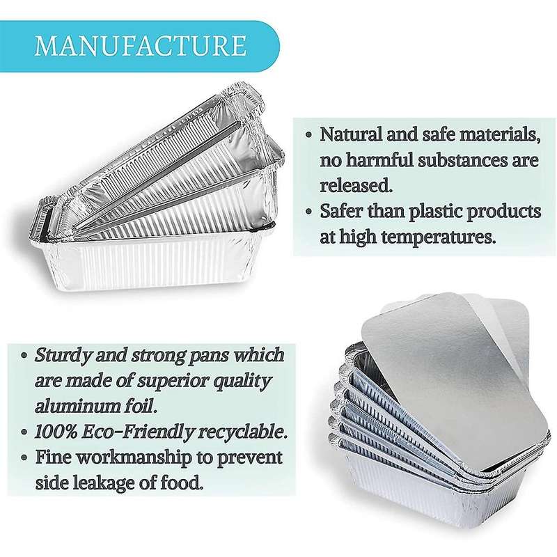 Aluminum Pan Disposable 20-pack,for Cooking/baking/takeout