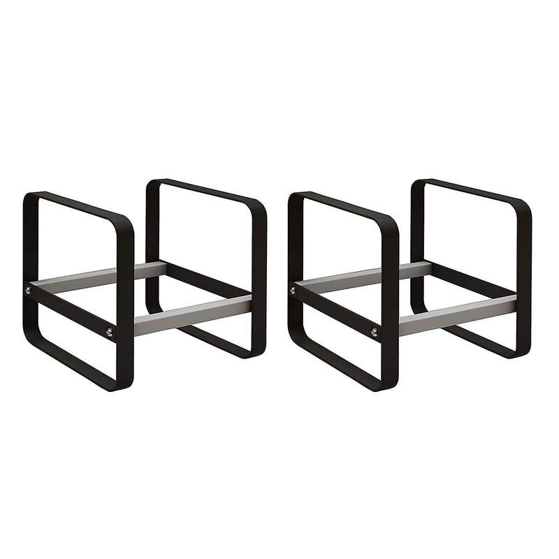 2pcs Metal Dish Rack Kitchen Board Holder Cabinet Storage Shelves L