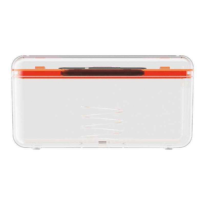 Mask Box, Transparent Paper Box, Desktop Tissue Box(orange)