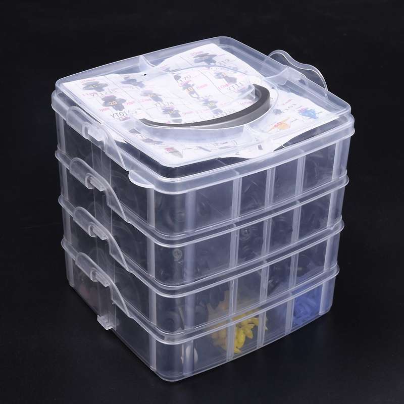 650 Pcs Plastic Car Fender Retainer Different Fasteners Clip Moulding