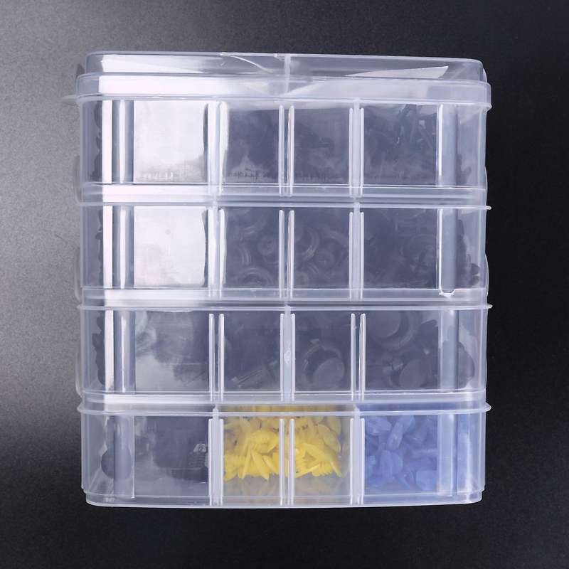 650 Pcs Plastic Car Fender Retainer Different Fasteners Clip Moulding