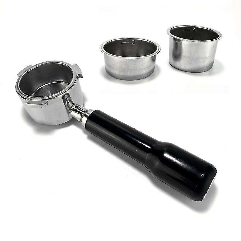 Portafilter 51mm for Delonghi Ec685 with 2 Styles Coffee Powder Bowl