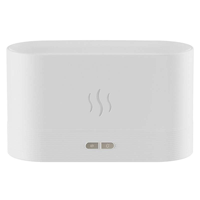 Simulation Flame Light Aromatherapy Diffuser Usb Ultrasonic White