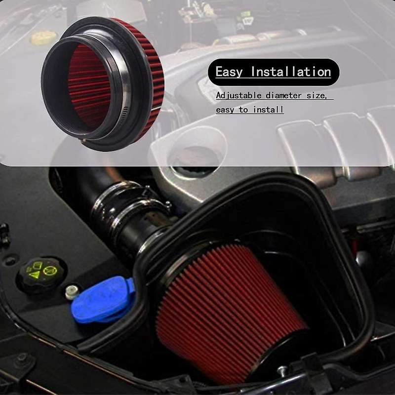 4 Inch 100mm Universal Car Air Filter Mushroom Head Intake Air