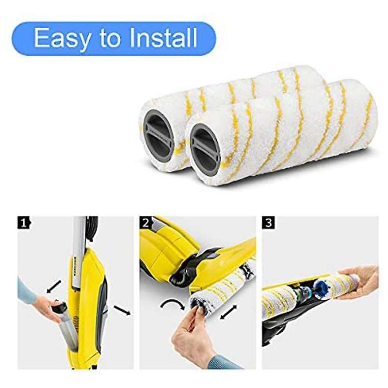 Replacement Rollers for Karcher Fc7 Fc5 Fc3 Microfiber Rollers