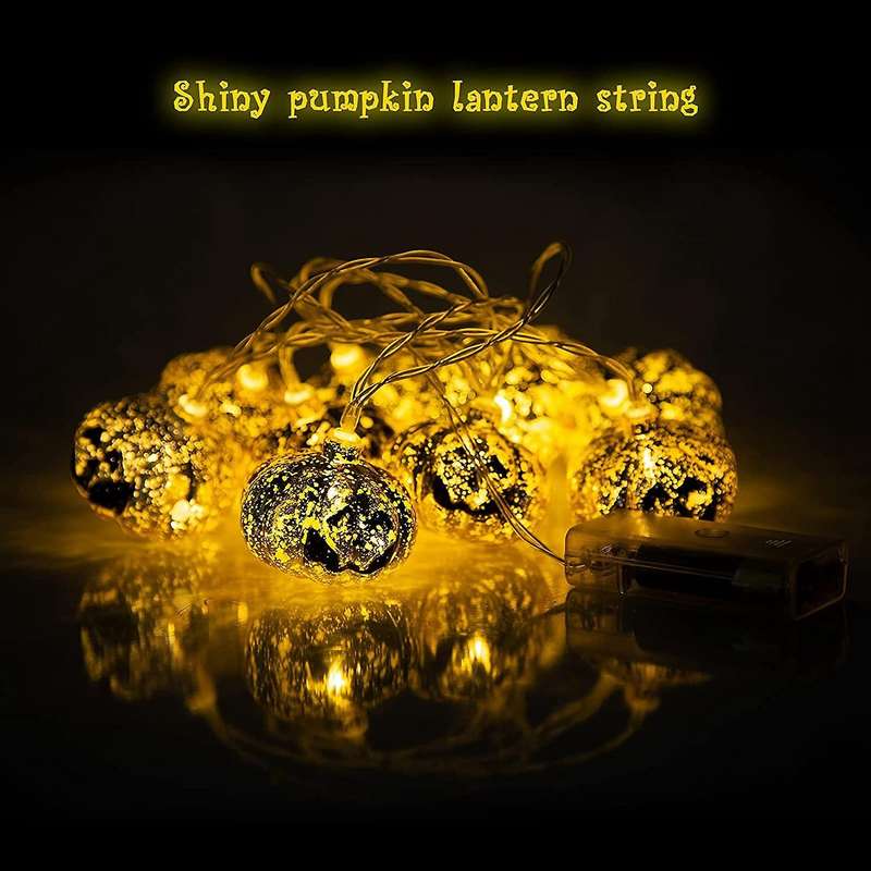 Halloween Pumpkin Lantern String Lights for Outdoor Indoor Decoration