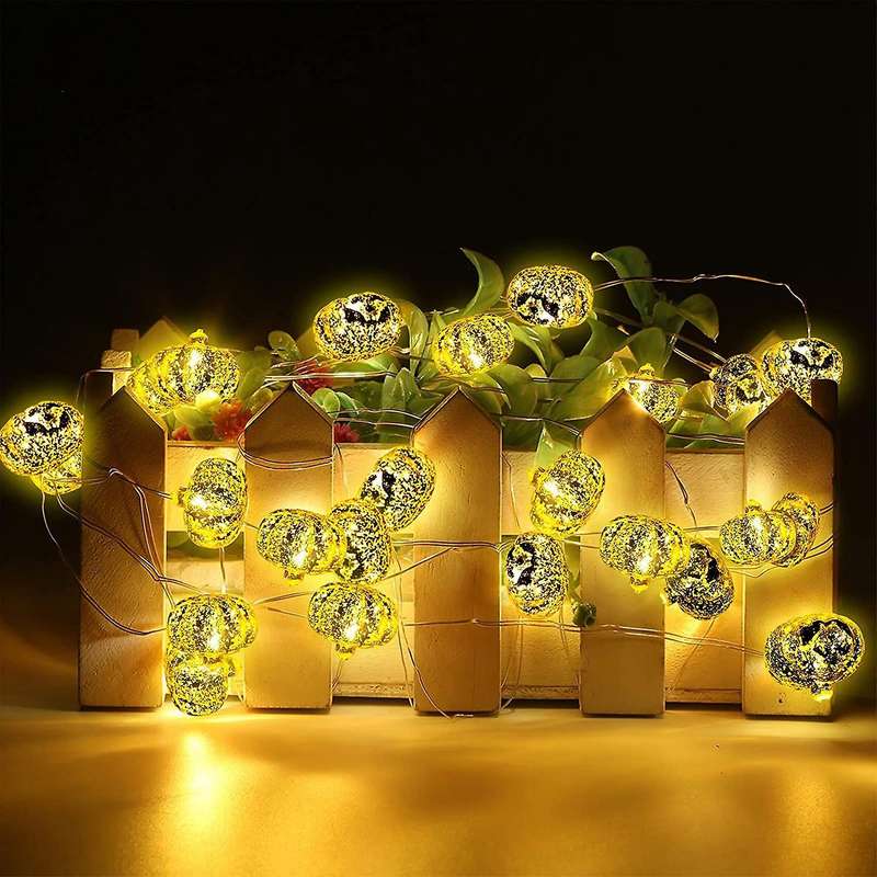 Halloween Pumpkin Lantern String Lights for Outdoor Indoor Decoration