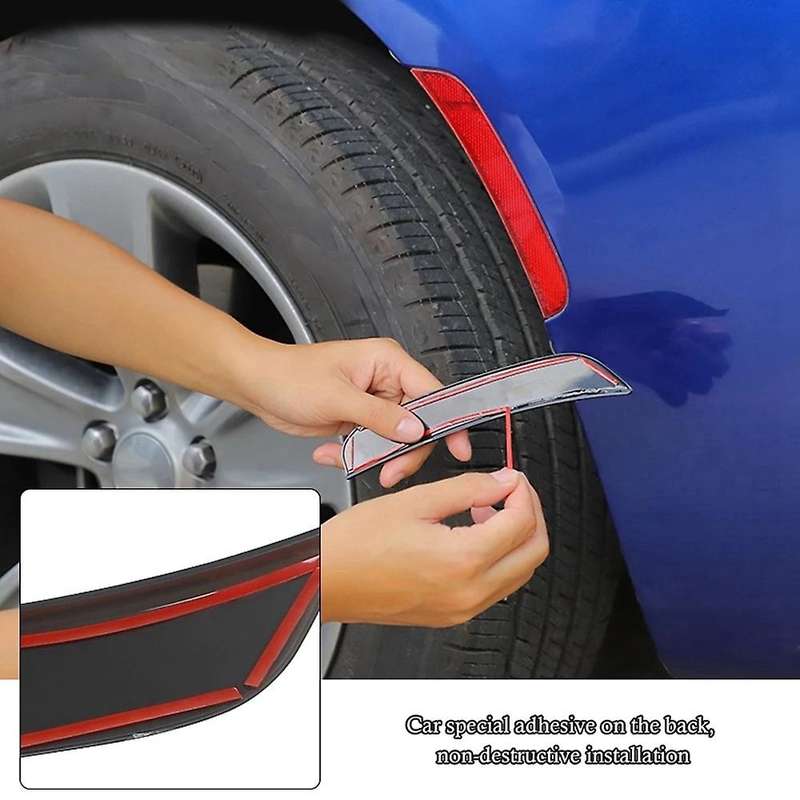 4pcs Car Wheel Eyebrow Light Cover Trim for Dodge Charger 2015-2020